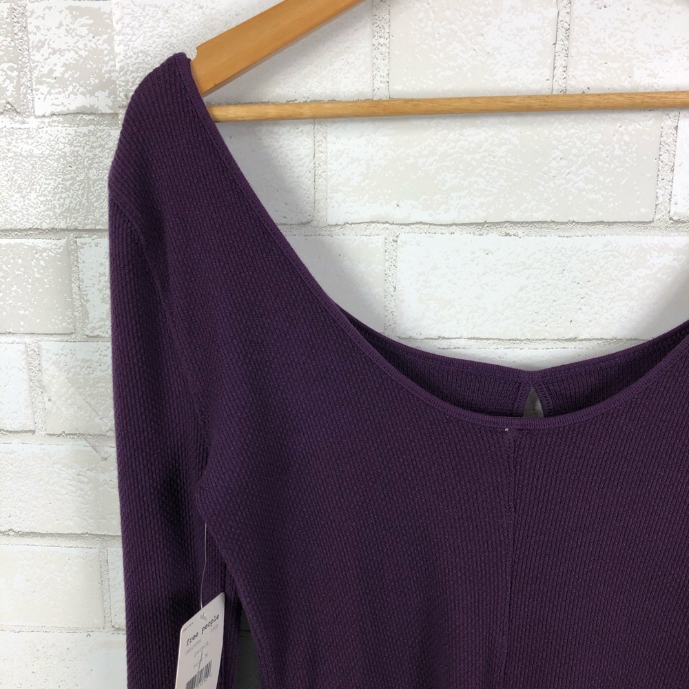 NEW Free People Mod Stripe Cuff Tee - Picture 6 of 8
